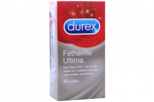 Bao cao su Durex Fether Ultima 52mm (hộp 12 cái)