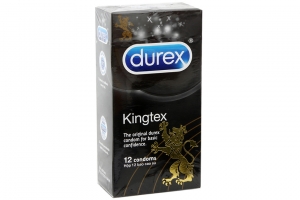 Bao cao su Durex Kingtex 49mm (hộp 12 cái)
