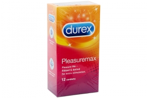 Bao cao su Durex Pleasuremax 56mm (hộp 12 cái)