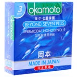 Bao cao su Okamoto Beyond Seven 54mm (hộp 3 cái)