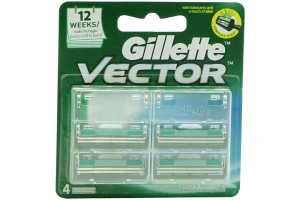 Lưỡi dao cạo râu Gillette Vector kép (4 cái)