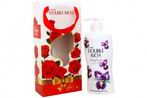 Hộp quà Sữa tắm Double Rich hương hoa Iris 550g