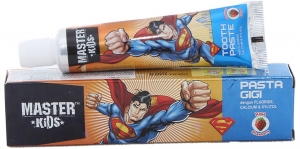 Kem đánh răng Master Kids Superman hương Dâu 50g