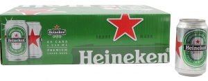 Bia Heineken lon 330ml thùng 24 lon
