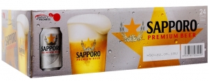 Bia Sapporo bạc lon 330ml (thùng 24 lon)
