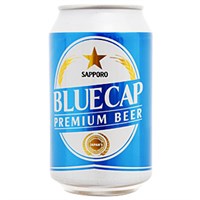Bia Sapporo Blue Cap lon 330ml