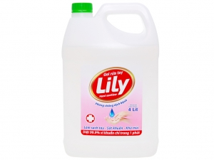 Gel rửa tay khô Lily sát khuẩn can 4 lít