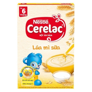 Bột ăn dặm Nestle Lúa Mì Sữa cho trẻ từ 6-24 tháng 200g