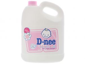 Nước giặt cho bé D-nee Honey Star hồng dịu nhẹ can 3 lít