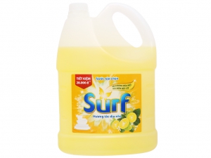 Nước rửa chén Surf hương tắc dịu nhẹ can 4kg