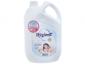 Nước xả cho bé Hygiene Soft White hương hoa can 3.5 lít