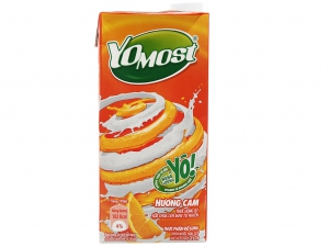 Sữa chua uống hương cam YoMost hộp 1 lít