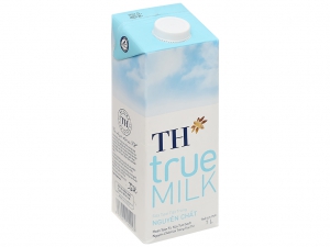 Sữa tươi tiệt trùng nguyên chất không đường TH true MILK hộp 1 lít