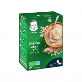 Thực phẩm bổ sung Gerber Organic Lúa mì Yến mạch