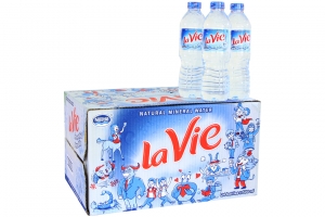 Nước khoáng Lavie chai 500ml (thùng 24 chai)