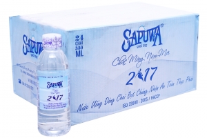 Nước tinh khiết Sapuwa chai 330ml (thùng 24 chai)