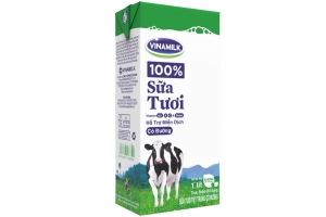 Sữa tươi tiệt trùng Vinamilk có đường hộp 1 lít