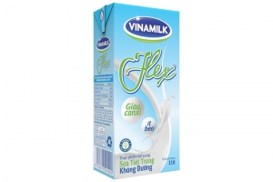 Sữa tiệt trùng Vinamilk Flex không đường hộp 1 lít