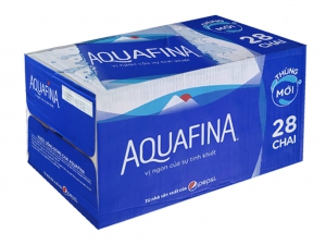Thùng 28 chai nước tinh khiết Aquafina 500ml