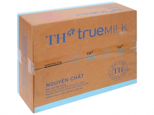 Thùng 48 bịch sữa tươi tiệt trùng nguyên chất không đường TH true MILK 220ml