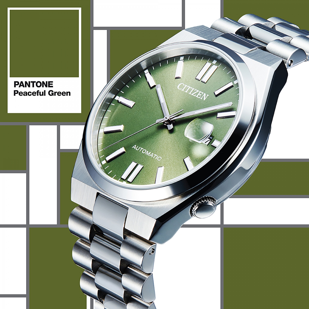 ồng hồ Citizen Pantone Nam NJ0158-89Z Dây Kim Loại 40 mm